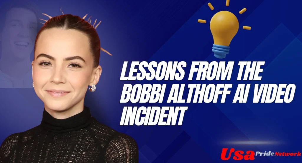 Lessons from the Bobbi Althoff AI Video Incident