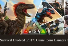 ARK: Survival Evolved (2017) game icons banners