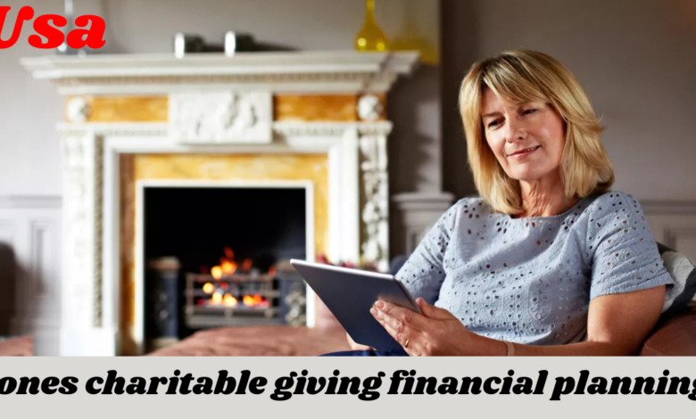 jones charitable giving financial planning