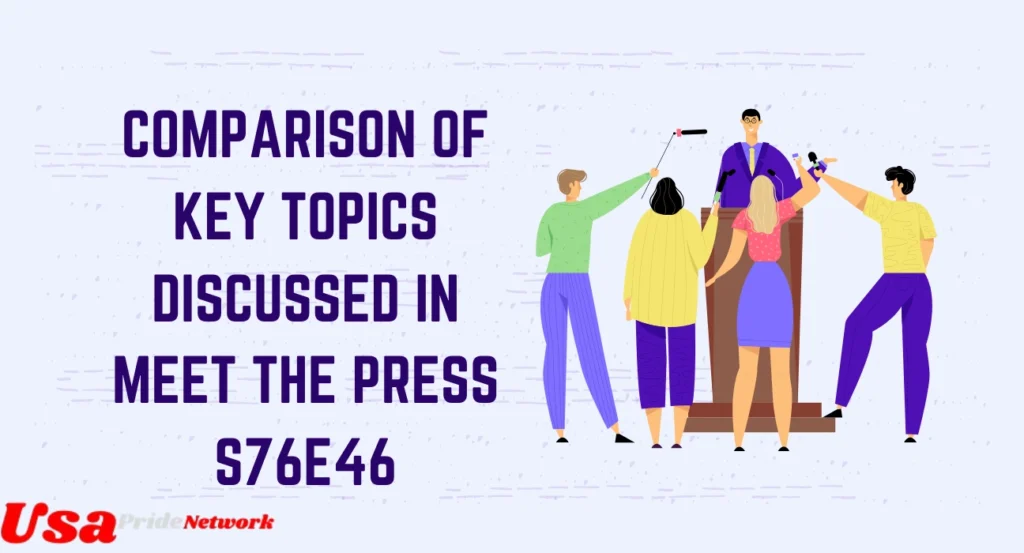 Comparison of Key Topics Discussed in Meet the Press S76E46